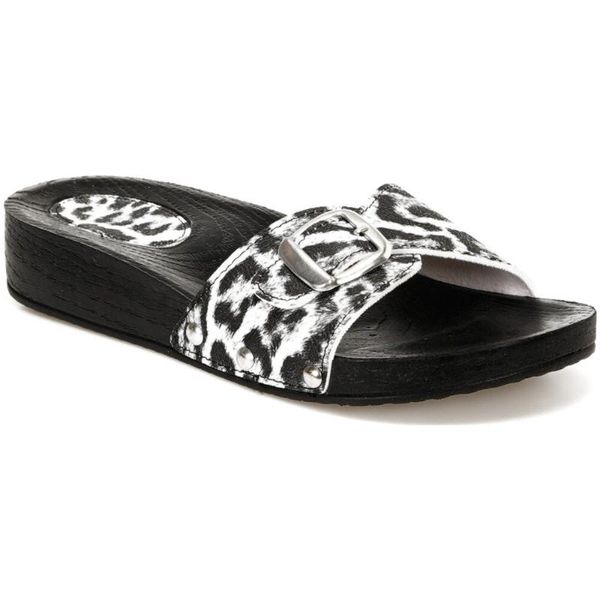 

slippers summer 2021 orthopedic women's with black zebra pattern, fashion, casual