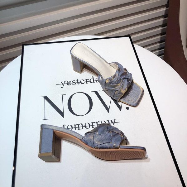 

sandals 2021 brand design women elegant square sandaly toe thin high heels summer outdoor beach shoes gladiator ladies 61635, Black