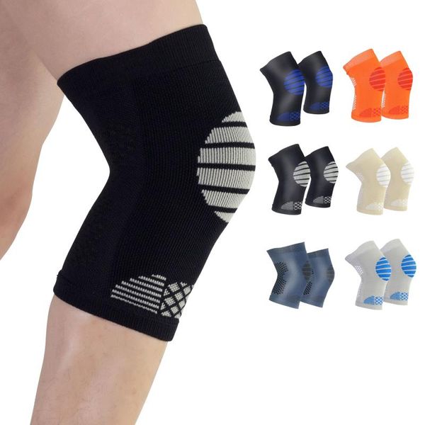 

elbow & knee pads 2pcs self heating support brace warm for arthritis joint pain relief and recovery belt massager foot, Black;gray