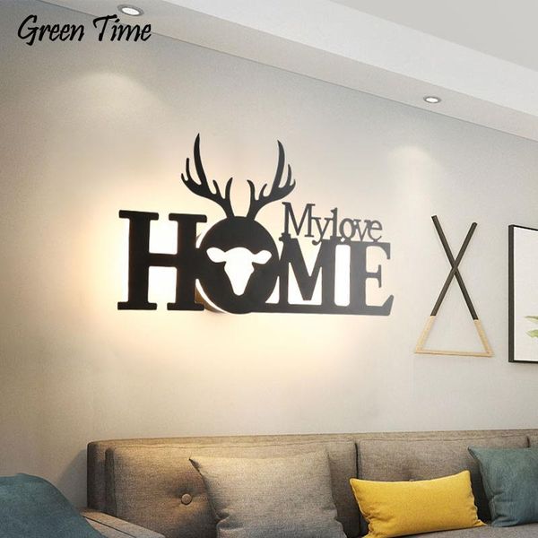 

home modern led wall lamp for living room dining bedroom study creative sconce light metal fixtures 110v 220v