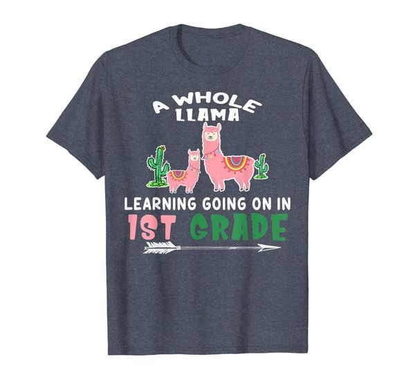 

Llama Cactus 1st First Grade Shirt Teacher Student Gift Tee, Mainly pictures