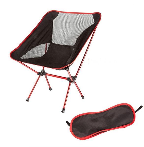 

portable travel ultralight folding chair superhard high load outdoor camping fishing hiking leisure picnic beach camp furniture
