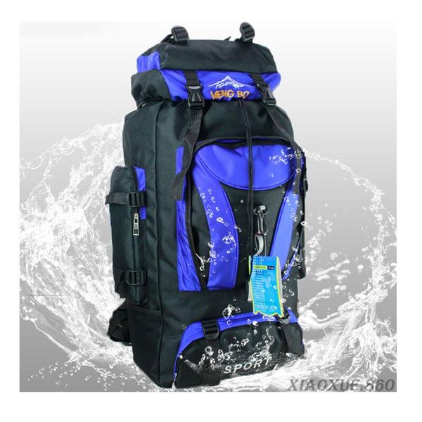 

waterproof mountaineering backpack hiking camping bag rucksack outdoor large capacity of leisure long distance travel