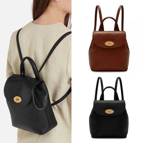 

backpack leather schoolbag single shoulder crossbar cowhide schoolbag purse