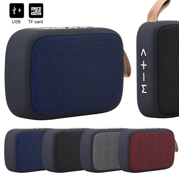 

portable cycling bluetooth speaker fabric square wireless usb card outdoor speakers