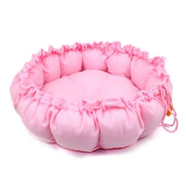 

kennels & pens a round pet kennel pumpkin nest adjustable pp cotton dog bed cat kitten sleeping cushion warm 2 using way teddy chihuahua