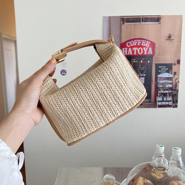 

straw woven casual women's bag single-shoulder messenger summer style shoulder bags