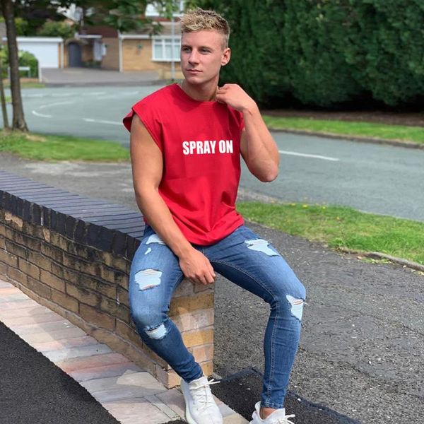 

men's jeans 2012spray on men pants slim fit spring hole long pencil ripped fashion thin stretch skinny male hip-hop jogging, Blue