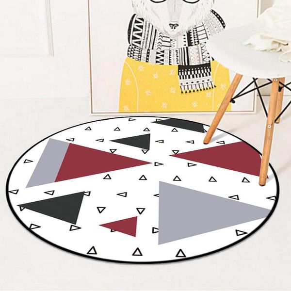 

carpets nordic style beautiful art geometric circular non-slip rugs floor mats bedroom living room home decoration