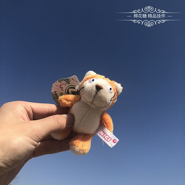 

keychain plush pendant y single orange lazy cat key chain big face cartoon bag