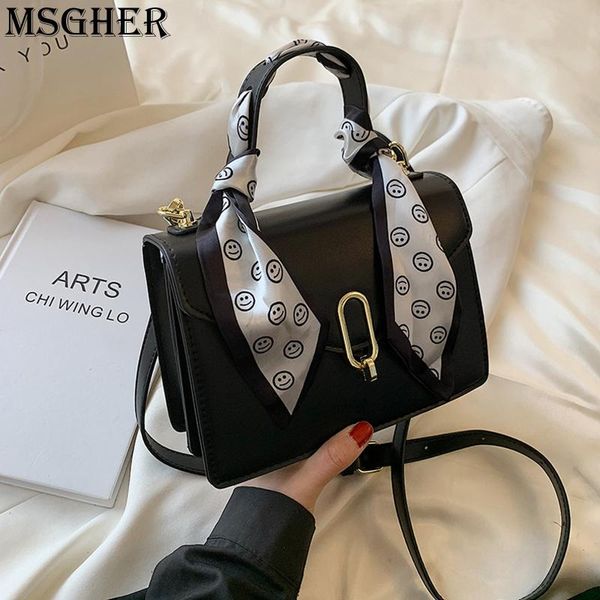 

evening bags retro pure color small square bag simple cross-body texture casual fashion portable female polka dot silk scarf delicate