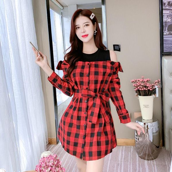 

casual dresses coigarsam for women summer 2022 korean style, Black;gray