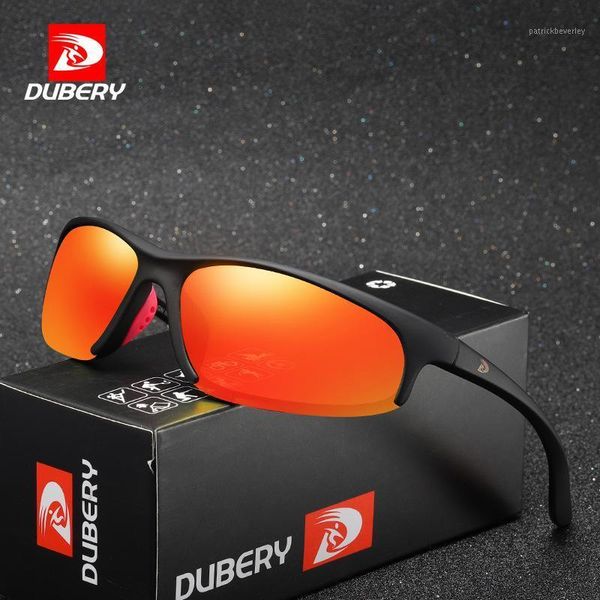 

sunglasses dubery 2021 sports polarized men women driving fishing half frame sun glasses male vintage shades goggle uv400, White;black