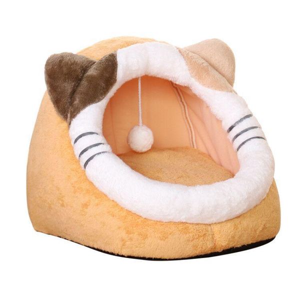 

cat beds & furniture cute bed with warm soft mat lovely house pet for cats or small dogs