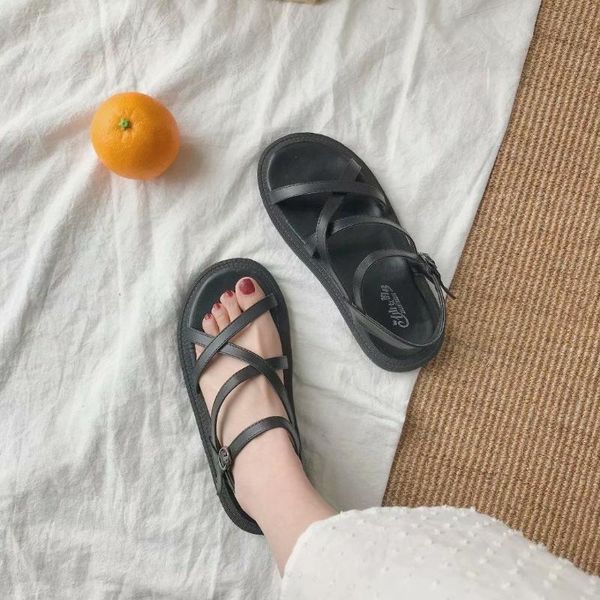 

sandals shoes women dress summer 2021 sandales femmes sandalias, Black