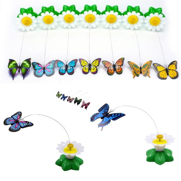 

cat toys random butterfly electric rotating toy shape kitten interactive training