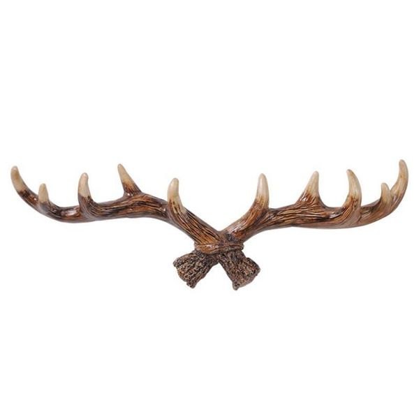 

vintage style antler shaped wall hanging coat rack creative key hook for clothing store porch door decoration hooks & rails
