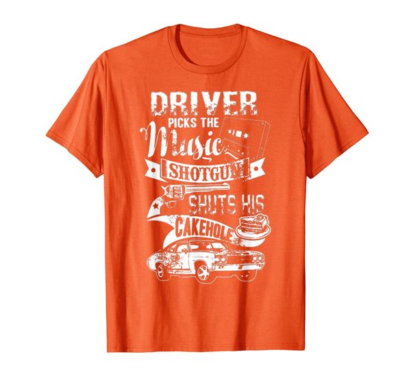 

supernatural driver picks the music sun shuts t-shirt, White;black