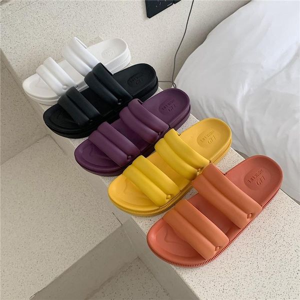 

slippers women's summer fashion casual platform beach women shoes, Black