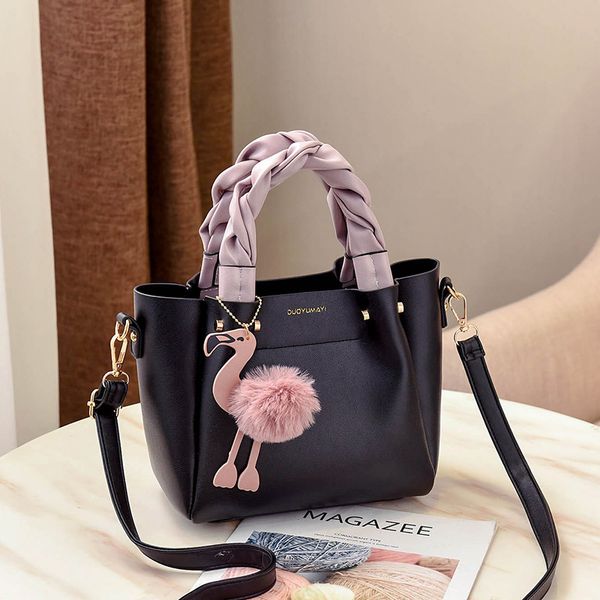 

bucket bag womens handbag women crossbody bags pu leather fashion simplicity women shoulder bags solid color female totes l003