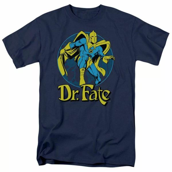 

Dr. Fate Dr Fate Ankh T Shirt Mens Licensed DC Comics Tee Navy, White;black