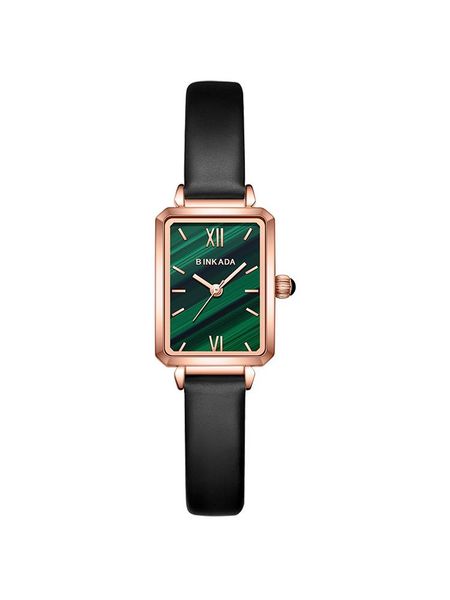 

ladies watch ten brands simple temperament trendy brand small green student ins style female wristwatches, Slivery;brown
