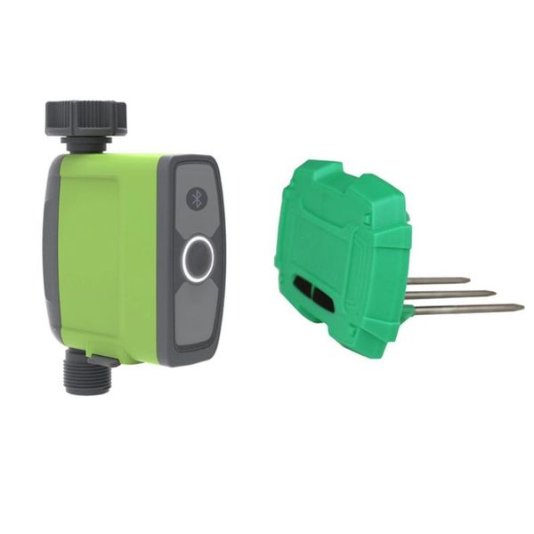 

smart home control sprinkler timer soil sensor programmable hose faucet bluetooth app remote garden irrigation system