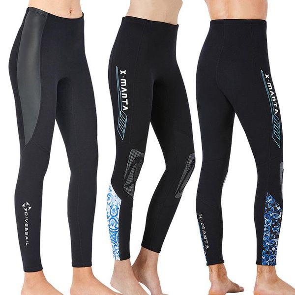

men's women's 2mm 1.5mm 3mm neoprene wetsuit pants tights shorts capris diving snorkeling scuba surf canoe one-piece suits