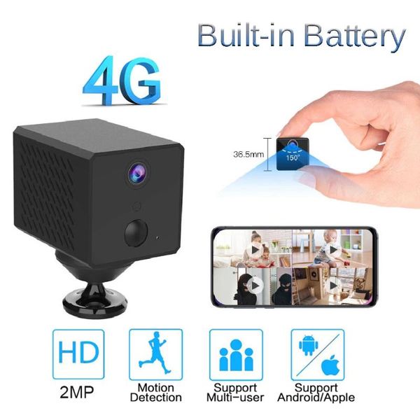

mini cameras hontusec 4mp 4g low power battery camera video recorder camcorder built-in motion detection night vision