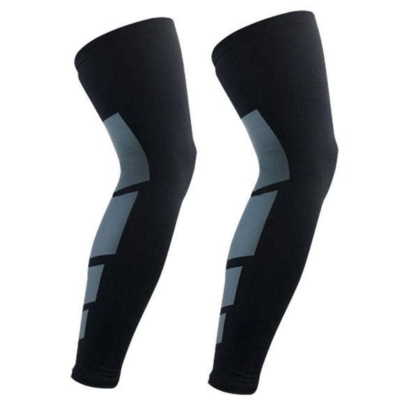 

1pc fashion kneepad not easy to damage breathable sport anti-collision football leg sleeve protective pad elbow & knee pads, Black;gray
