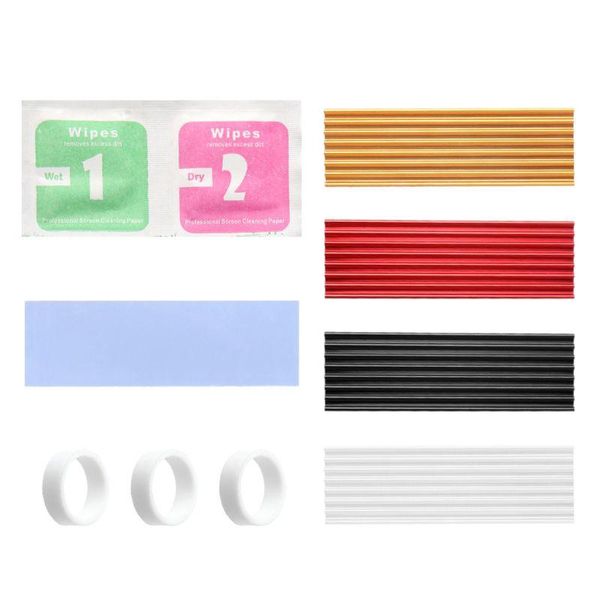 

fans & coolings 1set aluminum cooling heatsink thermal pad cooler for nvme m.2 2280 pci-e ssd solid state hard drive disk