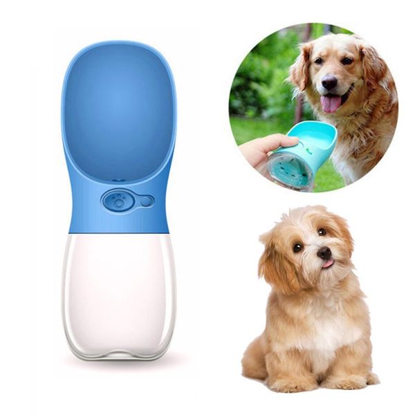 

dog bowls & feeders pet water bottle portable drinking feeder dispenser dogs bowl for outdoor travel supplies 350ml