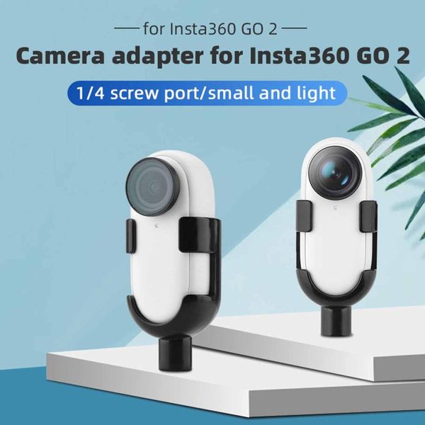 

webcams mounting base adapter for insta-360 go 2 thumb camera protection frame shooting expansion accessories in stock