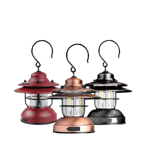 

portable lanterns usb retro camping lamp tent lighting night market stall lantern