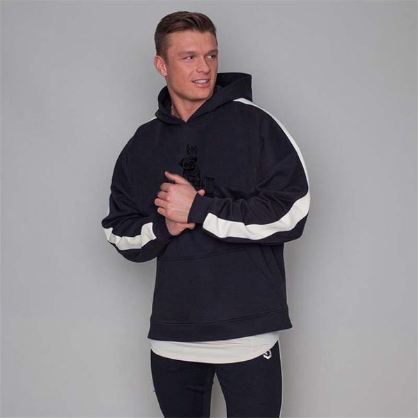 

men's hoodies & sweatshirts sweatshirt long sleeve fall spring casual hoodie boys shirt sportsuit men, Black