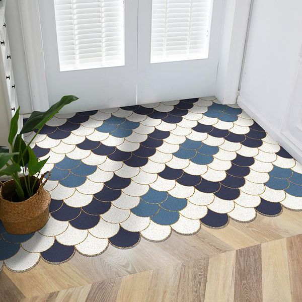 

door mats printed pattern kitchen mat bathroom non-slip entrance hallway can be cut diy home carpet carpets