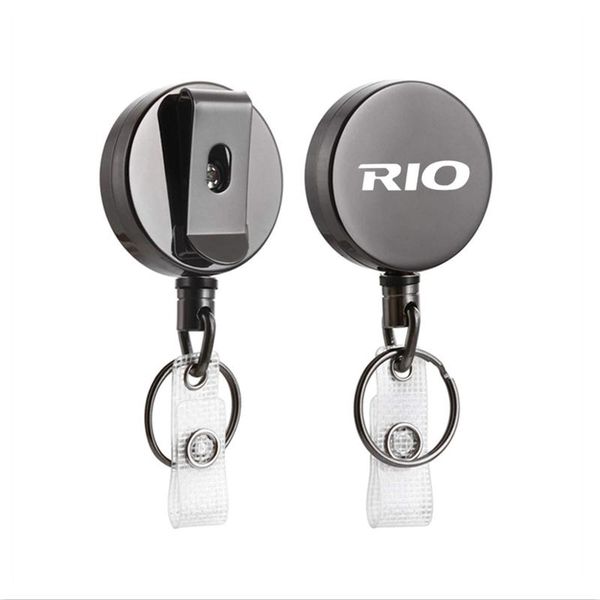

keychains 1 pcs retractable keyring metal wire keychain clip pull recoil sporty key ring anti lost id card holder chain for kia rio, Silver