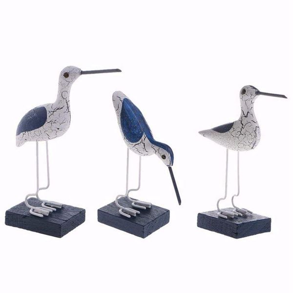 

decorative objects & figurines seagull pattern mediterranean marble wood decoration
