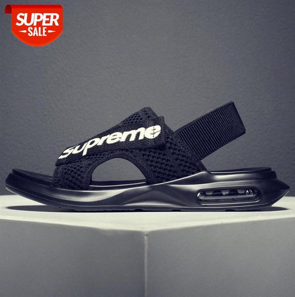 

men's sandals, trendy soft-soled dual-use beach shoes, vietnamese sandals and slippers, roman shoes #rh8j, Black