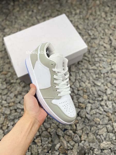 

low wolf grey jumpman 1s basketball shoes 1 sneakers race