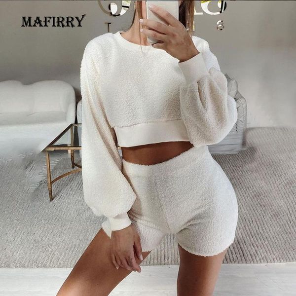 

women's tracksuits women o-neck full sleeve shorts 2pcs suits spring autumn solid loose pullover short ladies outfit elastic waist stre, Gray