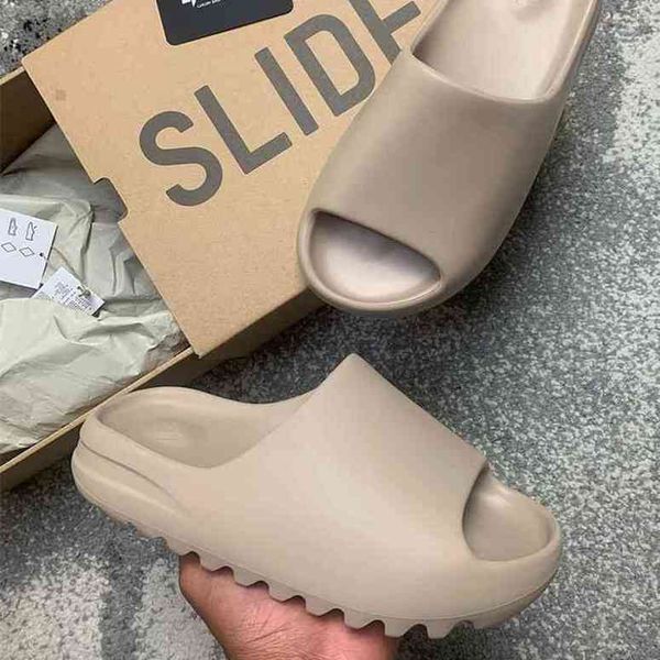 

yeesy slide women men slippers desert sand bone resin sandal bench foam runner sneakers indoor outdoor brown football basketball soccer shoe, Black
