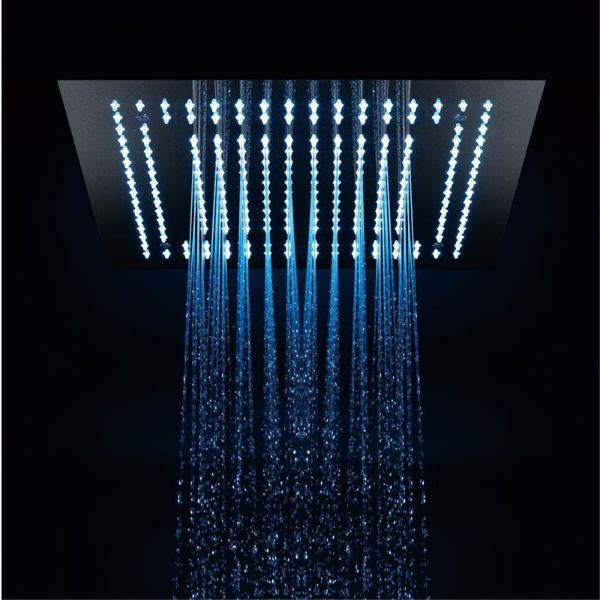 

shower head rain system set thermostatic valve bathroom faucet concealed mixer embedded ceiling panel sets