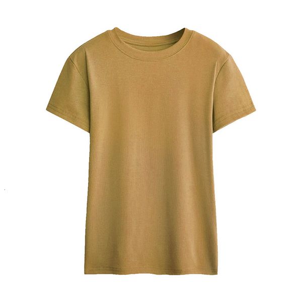 

tee classic high-quality summer fashion cotton casual short-sleeved breathable women's t-shirt, White