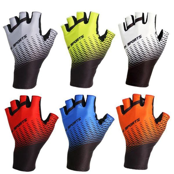 

summer cycling gloves outdoor sports running breathable half finger non slip, Black