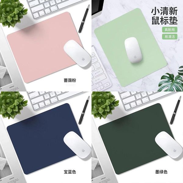 

mouse pads & wrist rests pu leathe pad double-sided lapcomputer desk mat home office waterproof anti-slip modern keyboard mice writing