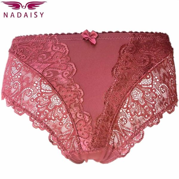 

women's swimwear nadaisy underwear women lingerie lace transparent panties tangas cotton crotch high rise briefs thongs female mesh str, White;black