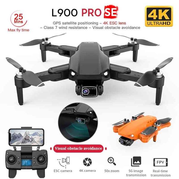 

l900 pro se hd drone 4k professional fpv with camera 5g wifi visual obstacle avoidance brushless motor rc quadcopter mini dron