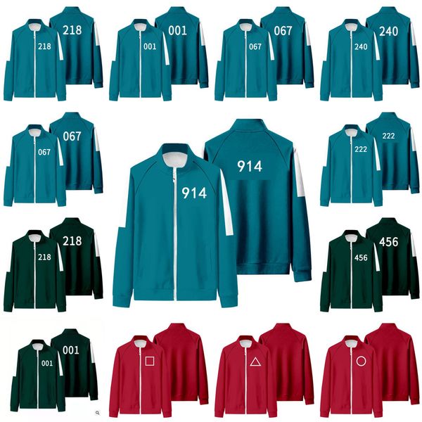 

the game tracksuit zipper hoodie jacket halloween costume sport casual coat pullover sweater outwear xs-5xl teenager sizes clothes h109osc3, White