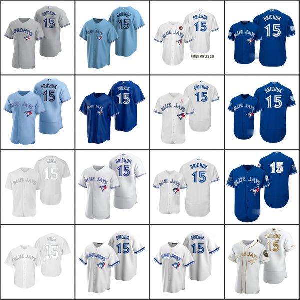 

toronto blue jays men 15 randal grichuk women youthjersey, Black;red